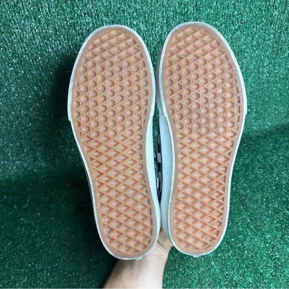 Vans Old Skool Checkerboard Womens Size 8 Black White Platform Shoes Sneakers - Picture 8 of 12